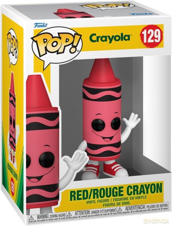 Funko Pop Crayola RedRouge Crayon 129 Vinyl Figure
