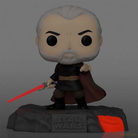 Funko Pop Deluxe Disney Star Wars Red Saber Series Vol1 Darth Tyranus Glows in the Dark Gamestop Exclusive 522 Vinyl Figure