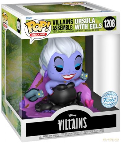 Funko Pop Deluxe Disney Villains Assemble Ursula with Eels Assemble Special Edition 1208 Vinyl Figure