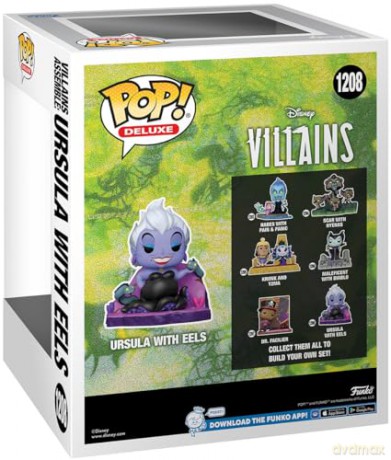 Funko Pop Deluxe Disney Villains Assemble Ursula with Eels Assemble Special Edition 1208 Vinyl Figure