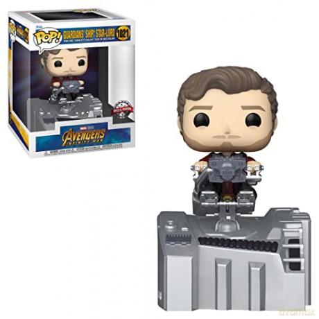 Funko Pop Deluxe Marvel Avengers Infinity War Guardians Ship StarLord Special Edition 1021 BobbleHead Vinyl Figure