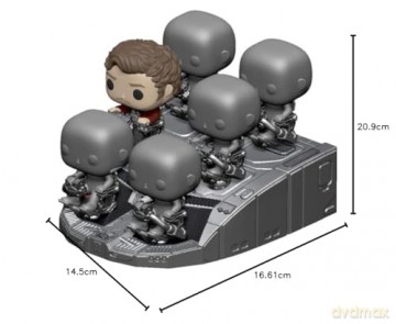Funko Pop Deluxe Marvel Avengers Infinity War Guardians Ship StarLord Special Edition 1021 BobbleHead Vinyl Figure