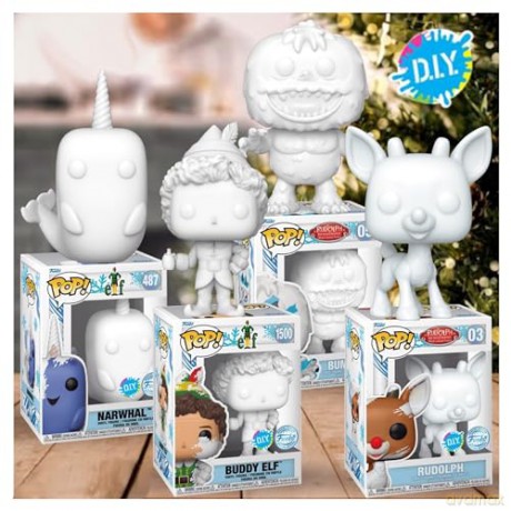 Funko Pop Disney Elf Buddy DIY White Special Edition 1500 Vinyl Figure