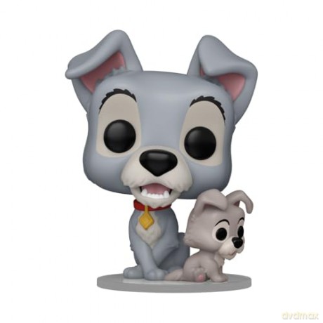 Funko Pop Disney Lady The Tramp 70th Anniversary Tramp with Puppy 1554 Vinyl Figure