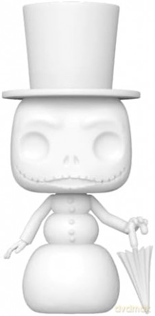 Funko Pop Disney The Nightmare Before Christmas Snowman Jack DIY White Special Edition 1417 Vinyl Figure