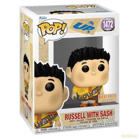 Funko Pop Disney Up Russel with Sash Box Lunch Exclusive 1472 Vinyl Figure