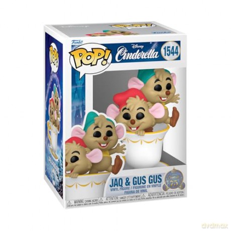 Funko Pop DisneyCinderellas 75th Jaq Gus Gus in Cup 1544 Vinyl Figure