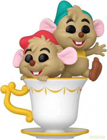 Funko Pop DisneyCinderellas 75th Jaq Gus Gus in Cup 1544 Vinyl Figure