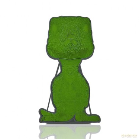 Funko Pop Jurassic Park 30th Anniversary Velociraptor Glows in the Dark Large Enamel Pin