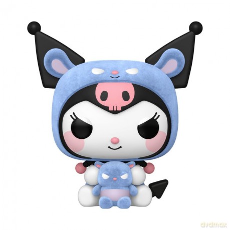 Funko Pop Kuromi Kuromi as Baku Flocked 111 Vinyl Figure