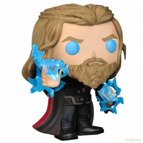 Funko Pop Marvel Avengers Endgame Thor with Thunder Glows in the Dark Special Edition 1117 BobbleHead Vinyl Figure