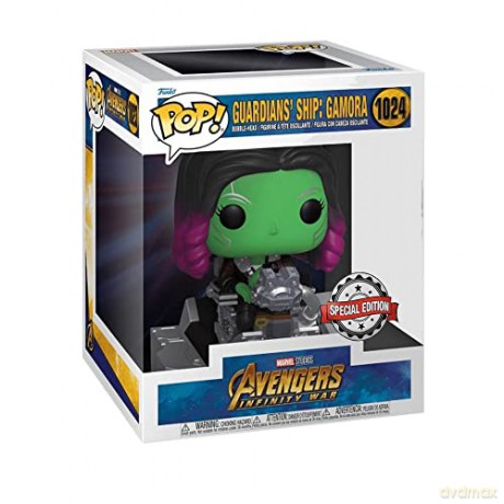 Funko Pop Marvel Deluxe Avengers Infinity War Guardians Ship Gamora Special Edition 1024 BobbleHead Vinyl Figure
