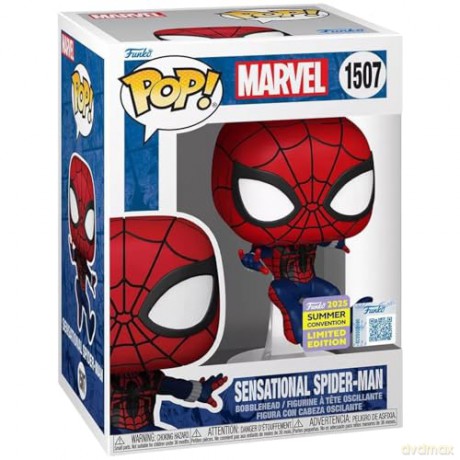 Funko Pop Marvel Sensational SpiderMan Convention Special Edition 1507 BobbleHead Vinyl Figure