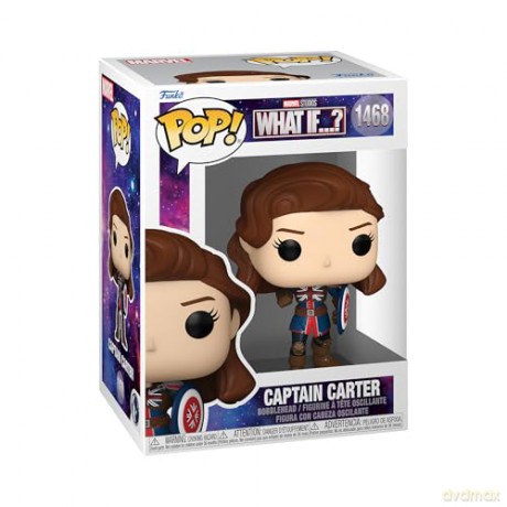 Funko Pop Marvel What If Captain Carter Special Edition 1468 BobbleHead Vinyl Figure