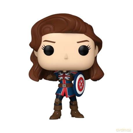 Funko Pop Marvel What If Captain Carter Special Edition 1468 BobbleHead Vinyl Figure