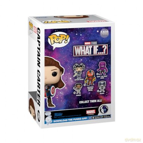 Funko Pop Marvel What If Captain Carter Special Edition 1468 BobbleHead Vinyl Figure