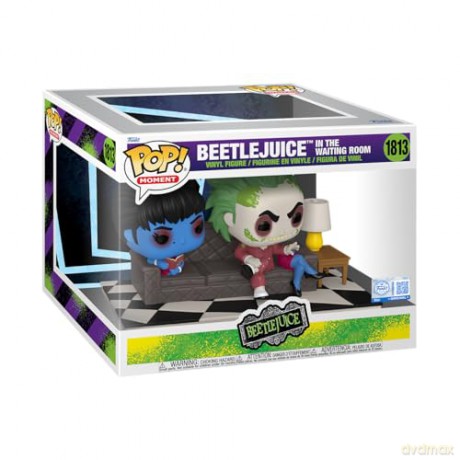 Funko Pop Moments Beetlejuice Beetlejuice in The Waiting Room Special Edition 1813 Vinyl Figures