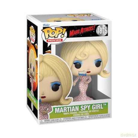 Funko Pop Movies Mars Attacks Martian Spy Girl 1876 Vinyl Figure