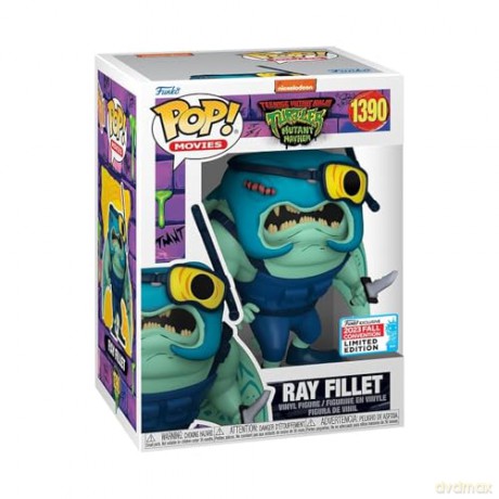 Funko Pop Movies Teenage Mutant Ninja Turtles Mutant Mayhem Ray Fillet Convention Limited Edition 1390 Vinyl Figure