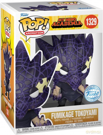 Funko Pop My Hero Academia Fumikage Tokoyami Black Abyss Special Edition 1329 Vinyl Figure