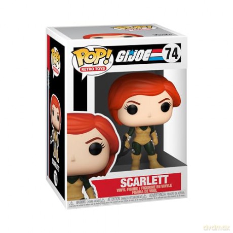 Funko Pop Retro Toys GI Joe Scarlett 74 Vinyl Figure