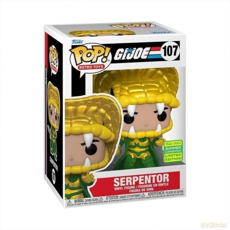 Funko Pop Retro Toys GI Joe Serpentor Convention Limited Edition 107 Vinyl Figure