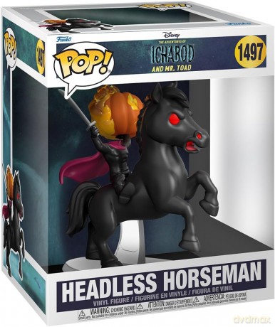 Funko Pop Rides Deluxe Disneys Legend of Sleepy Hollow Headless Horseman 1497 Vinyl Figure