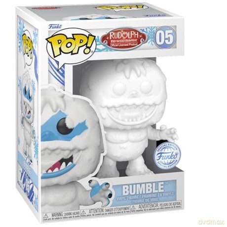 Funko Pop Rudolph The RedNosed Reindeer Bumble DIY White Special Edition 05 Vinyl Figure