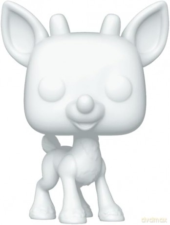 Funko Pop Rudolph The RedNosed Reindeer Rudolph DIY White Special Edition 03 Vinyl Figure