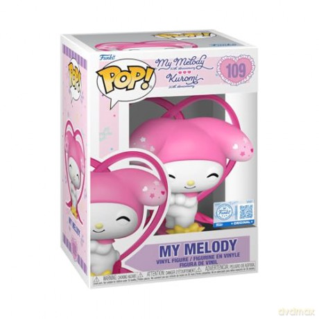 Funko Pop Sanrio Hello Kitty 50th Ann Kuromi 20th Ann My Melody with Ribbon Special Edition 109 Vinyl Figure
