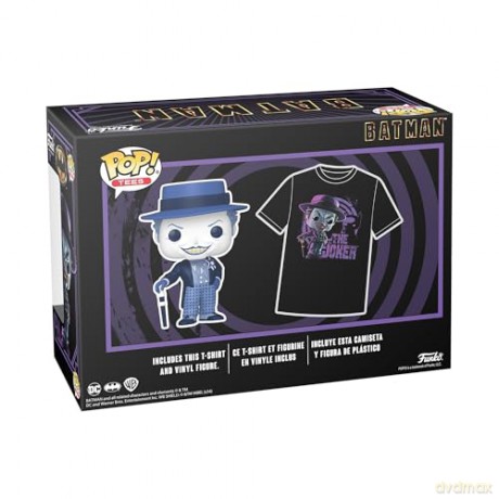 Funko Pop Tee Adult Batman 1989 The Joker Vinyl Figure T-Shirt S