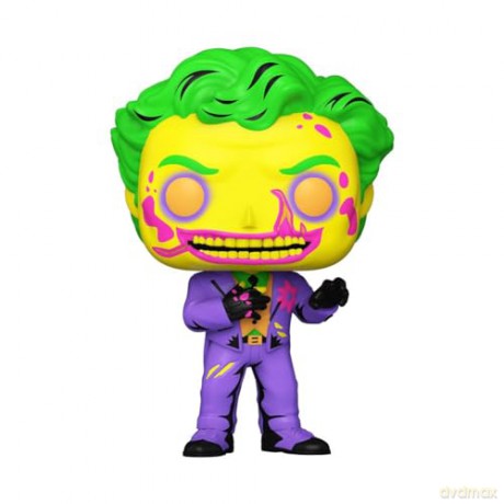 Funko Pop Tee Adult Comic Cover DC The Joker Blacklight Special Edition Vinyl Figure T-Shirt L