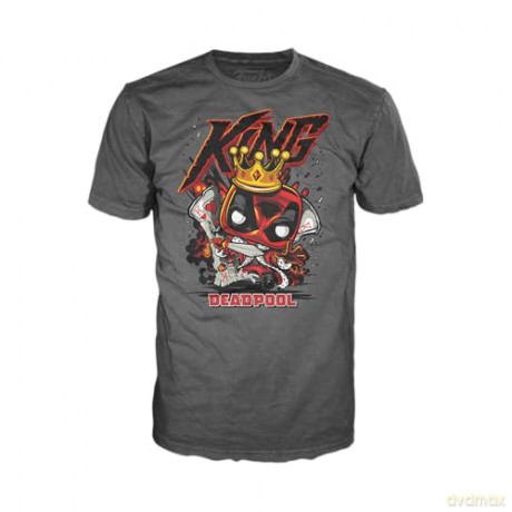 Funko Pop Tee Adult Deadpool King Deadpool T-Shirt S