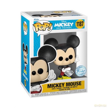 Funko Pop Tee Adult Disney Mickey Diamond Collection Special Edition Vinyl Figure T-Shirt S