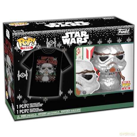 Funko Pop Tee Adult Disney Star Wars Holiday Stormtrooper Metallic Vinyl Figure T-Shirt XL