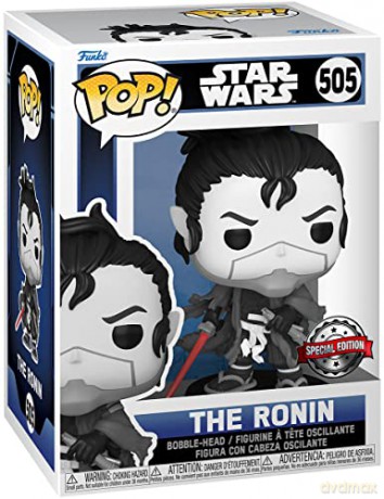 Funko Pop Tee Adult Disney Star Wars Visions The Ronin Special Edition BobbleHead Vinyl Figure and T-Shirt L