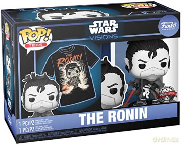 Funko Pop Tee Adult Disney Star Wars Visions The Ronin Special Edition BobbleHead Vinyl Figure and T-Shirt L