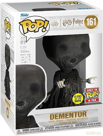 Funko Pop Tee Adult Harry Potter Dementor Glows in the Dark Vinyl Figure and T-Shirt XL