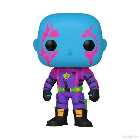 Funko Pop Tee Adult Marvel Guardians of the Galaxy Volume 3 Drax Blacklight Special Edition Vinyl Figure and T-Shirt XL