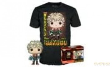 Funko Pop Tee Adult My Hero Academia Katsuki Bakugo Metallic Special Edition Vinyl Figure T-Shirt M