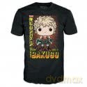 Funko Pop Tee Adult My Hero Academia Katsuki Bakugo Metallic Special Edition Vinyl Figure T-Shirt M