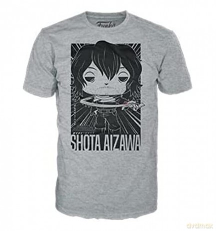 Funko Pop Tee Adult My Hero Academia Shota Aizawa Vinyl Figure and T-Shirt L