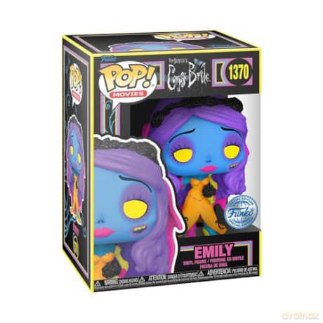 Funko Pop Tee Adult Tim Burtons Corpse Bride Emily Blacklight Vinyl Figure and T-Shirt XL