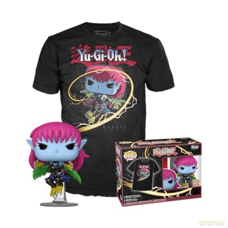Funko Pop Tee Adult YuGiOh Harpie Lady Black Vinyl Figure T-Shirt M