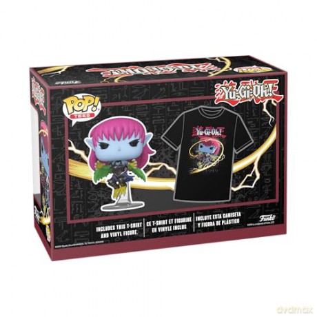 Funko Pop Tee Adult YuGiOh Harpie Lady Black Vinyl Figure T-Shirt S