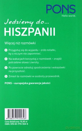Jedziemy do Hiszpanii. Rozmówki turystyczne [KSIĄŻKA]