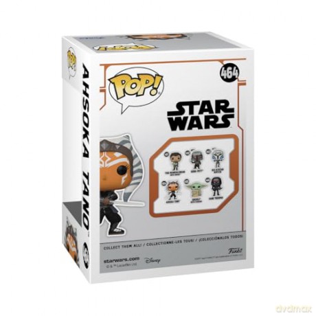 Funko Pop Tees Adult Disney Star Wars Ahsoka Tano Glows in the Dark BobbleHead Vinyl Figure T-Shirt M