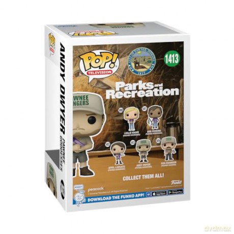 Funko Pop Television Parks and Recreation Andy Dwyer Pawnee Goddesses 1413 Vinyl Figure