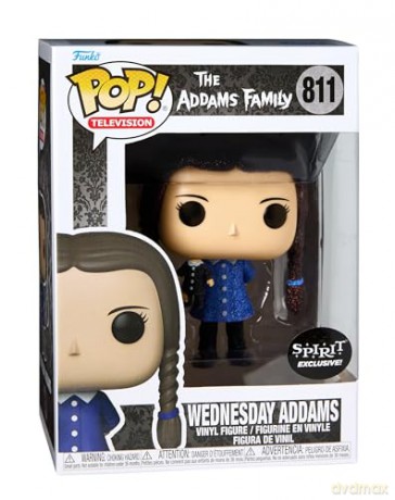 Funko Pop Television The Addams Family Wednesday Addams Diamond Glitter Black Special Edition 811 Vinyl Figure