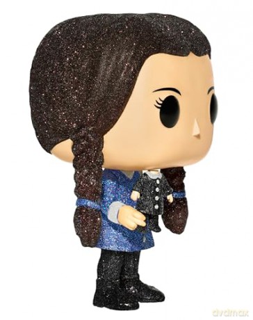 Funko Pop Television The Addams Family Wednesday Addams Diamond Glitter Black Special Edition 811 Vinyl Figure